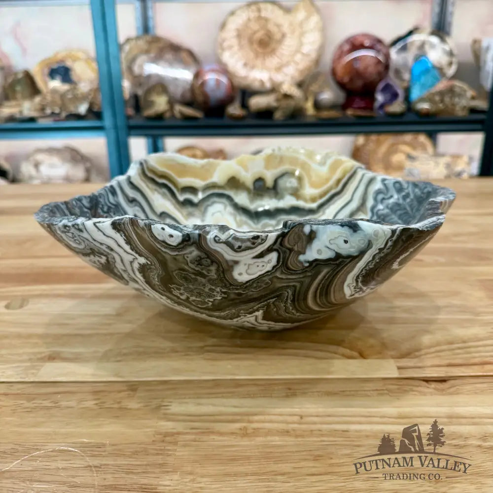 Mexican Zebra Onyx Bowl 11.5’’ Bowl