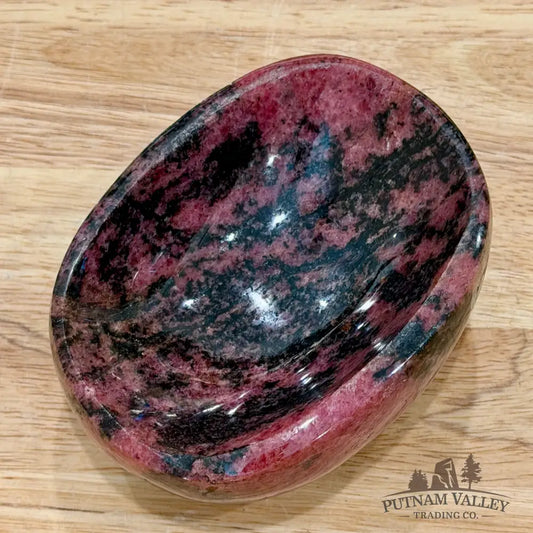 Handcrafted Rhodonite Bowl 4.4’’ - Bowl