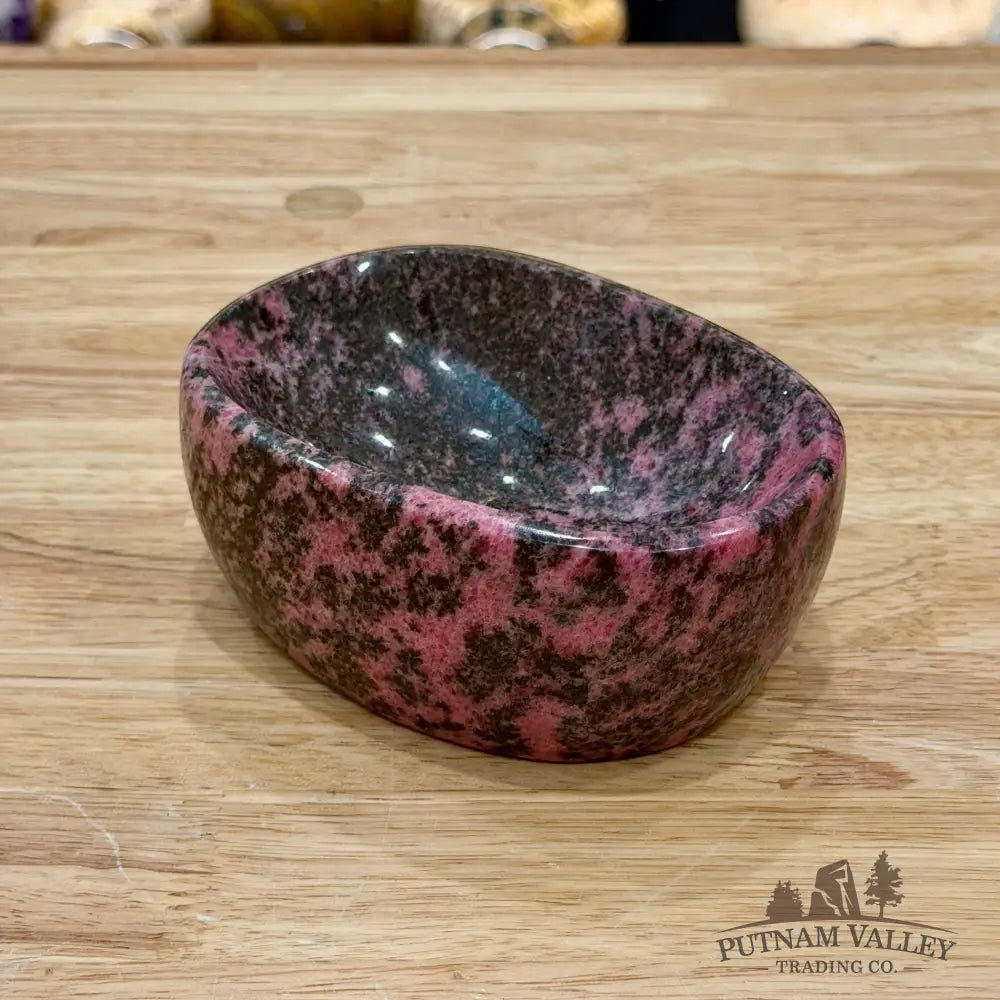 Handcrafted Rhodonite Bowl 4.65’’ - Bowl