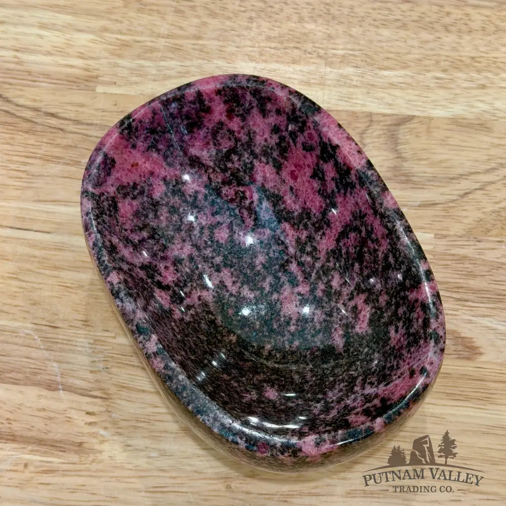 Handcrafted Rhodonite Bowl 4.65’’ - Bowl