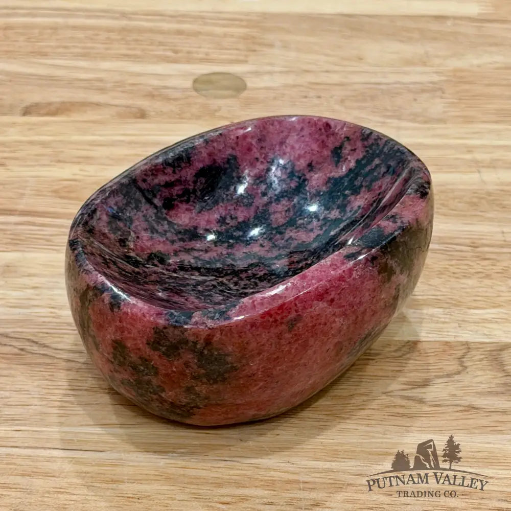 Handcrafted Rhodonite Bowl 4.4’’ - Bowl
