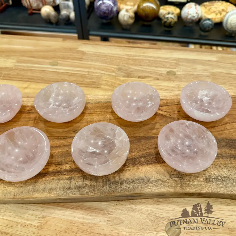 Rose Quartz Bowls 3’’ Bowl