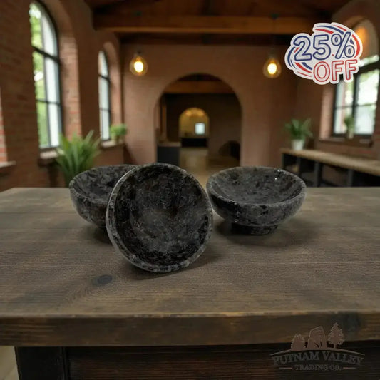 Handcrafted Yooperlite Bowls 2.6" - Putnam Valley Trading Co.