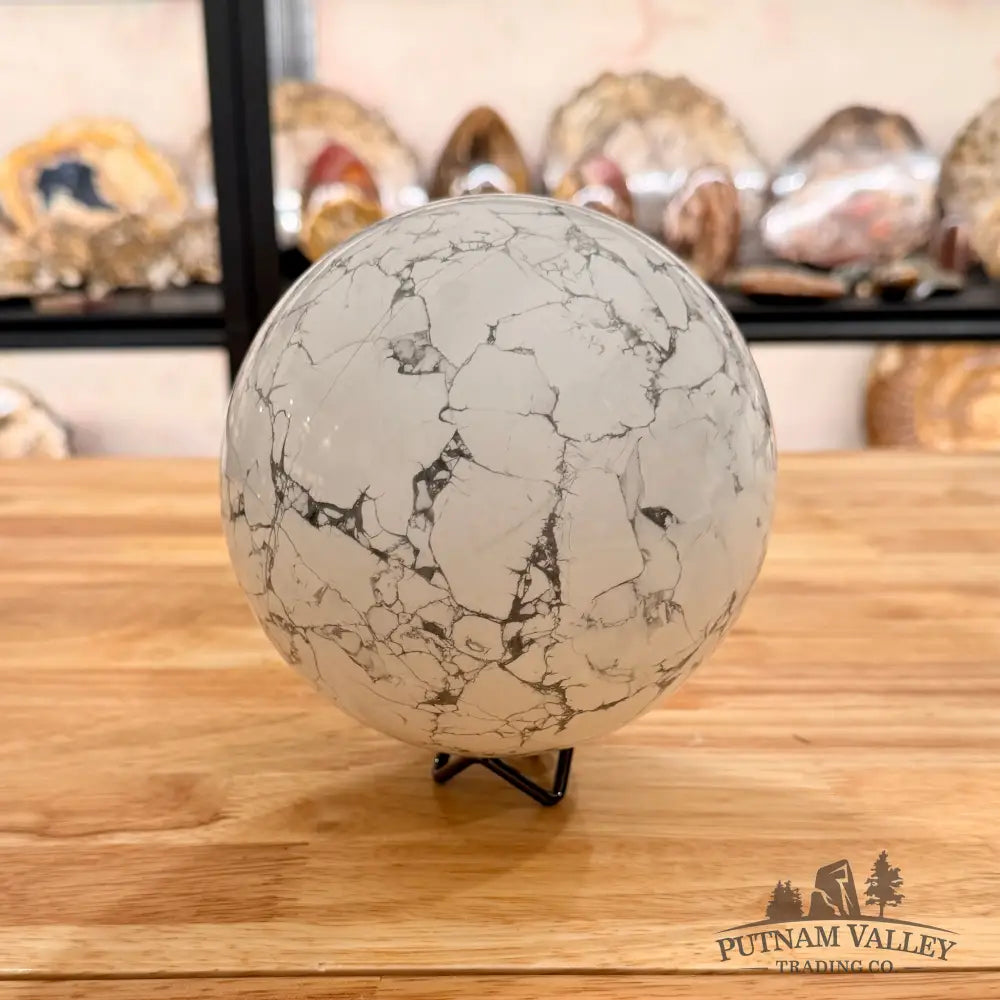 Howlite Sphere 10.06lb Sphere