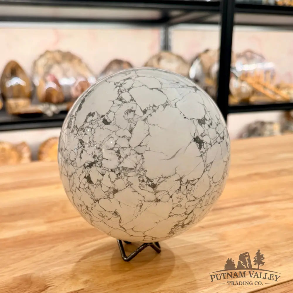 Howlite Sphere 10.06lb Sphere