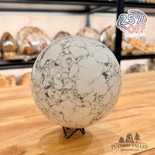 Howlite Sphere 10.06lb Sphere