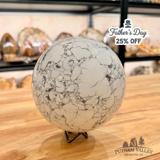 Howlite Sphere 10.06lb Sphere