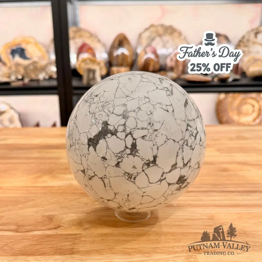 Howlite Sphere 12.2lb Sphere