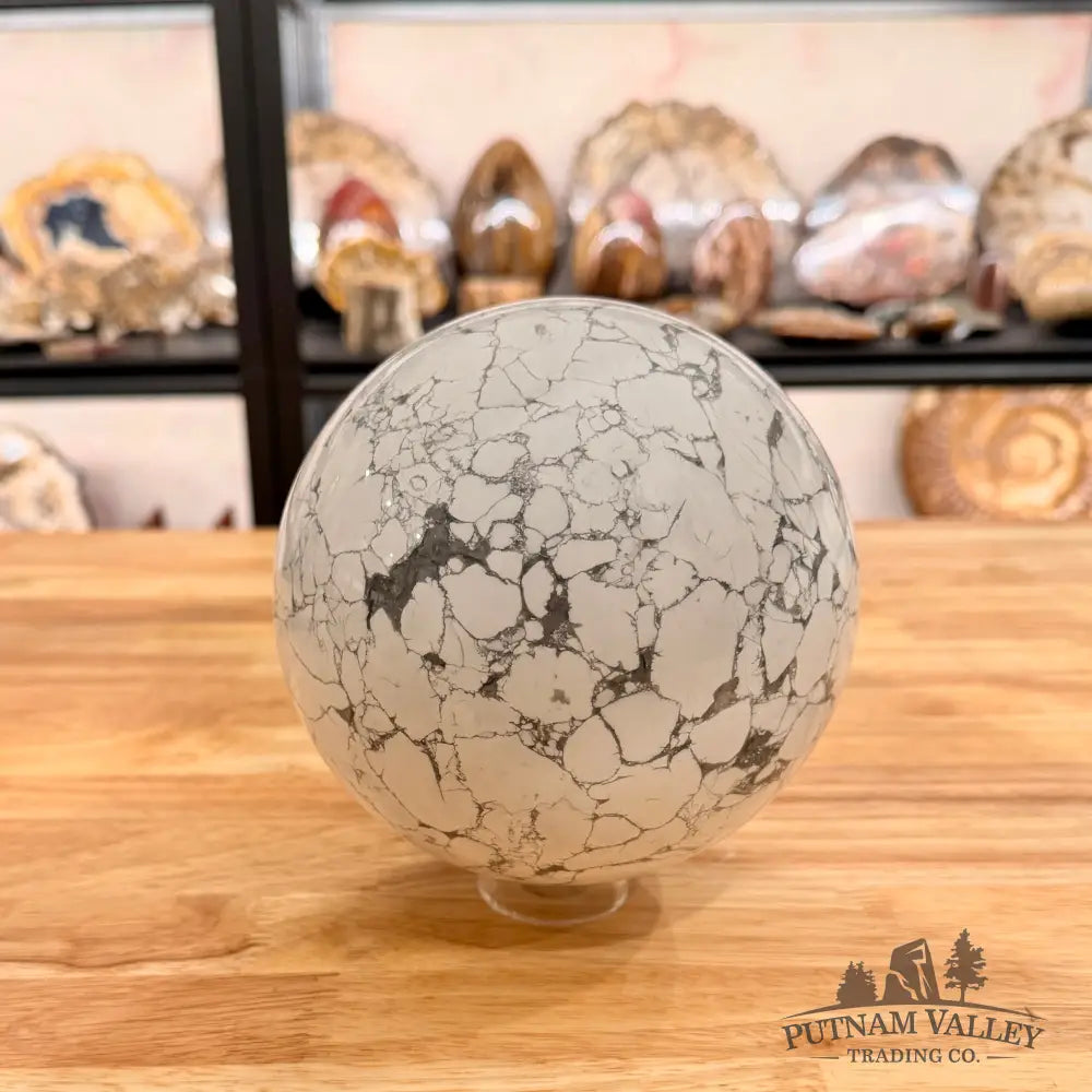 Howlite Sphere 12.2lb Sphere