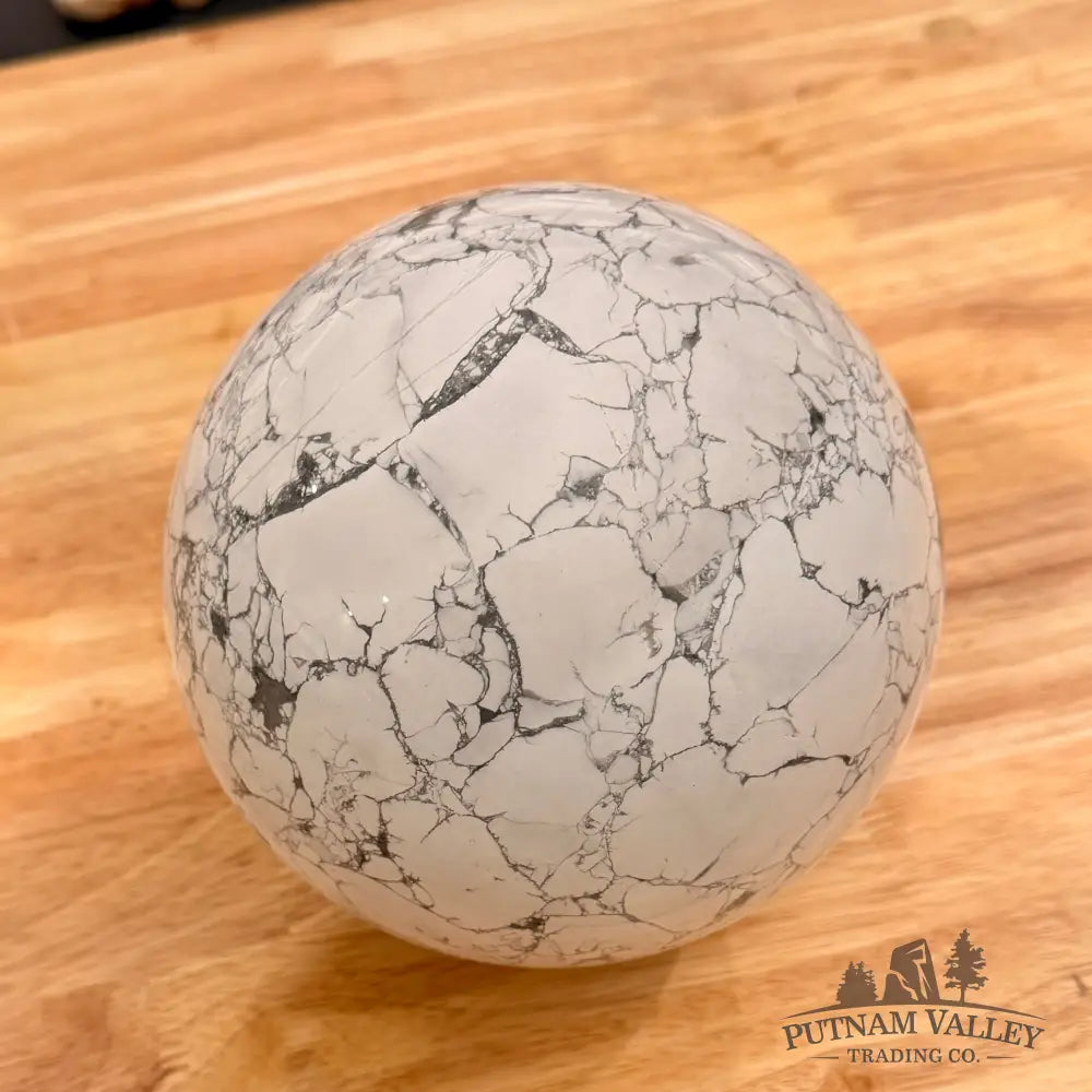 Howlite Sphere 12.2lb Sphere