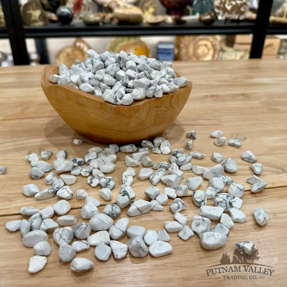 Howlite Tumbles (½ lb) | Freeform - Tumbled Stone