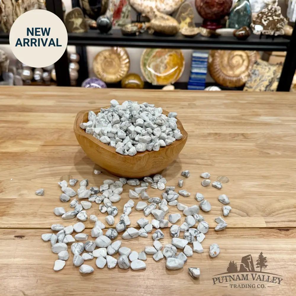 Howlite Tumbles (½ lb) | Freeform - Tumbled Stone