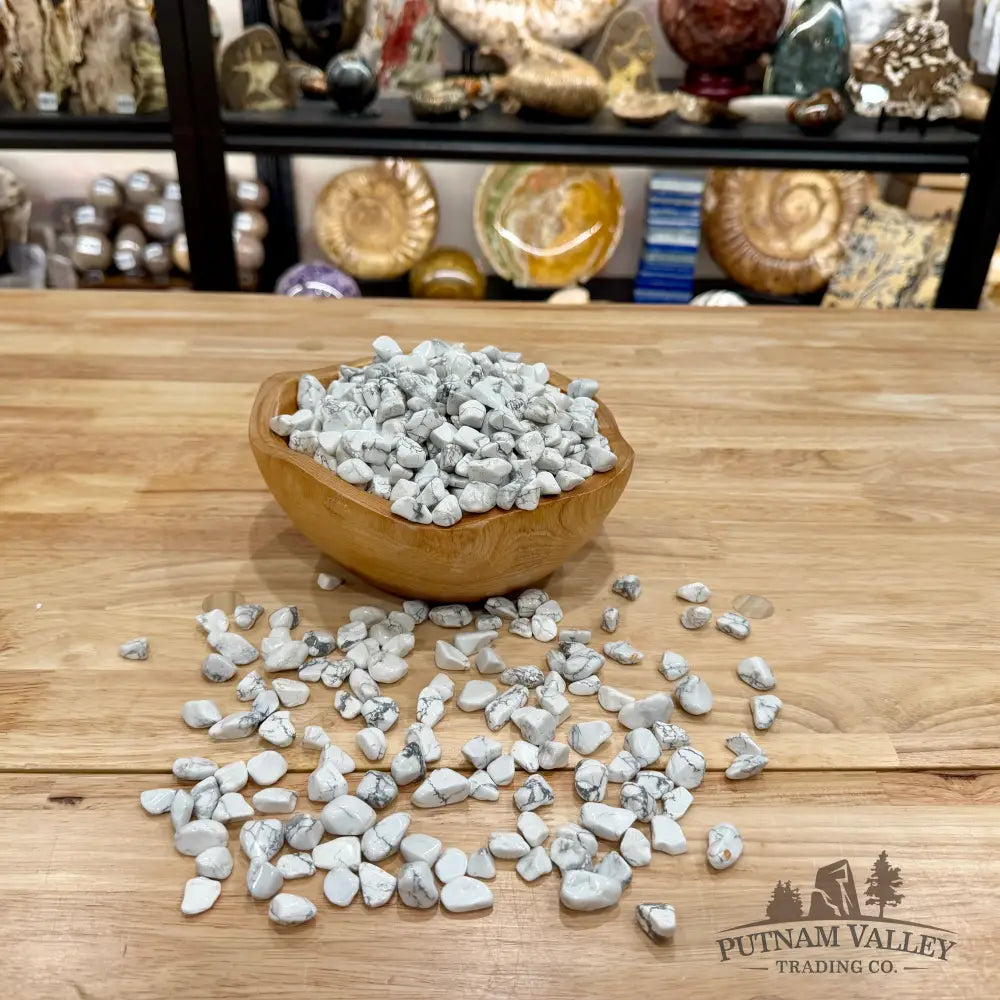 Howlite Tumbles (½ lb) | Freeform - Tumbled Stone