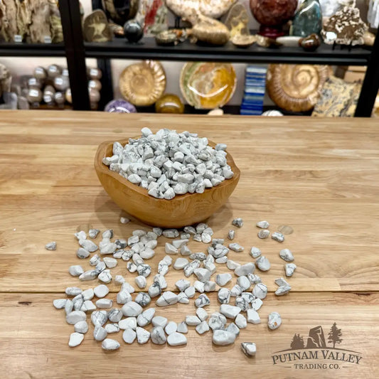 Howlite Tumbles (½ lb) | Freeform - Tumbled Stone