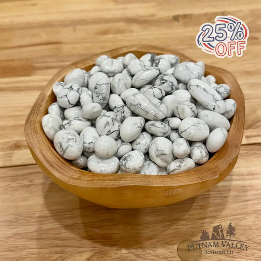 Tumbled Howlite (1/2lb) Tumbled Stone