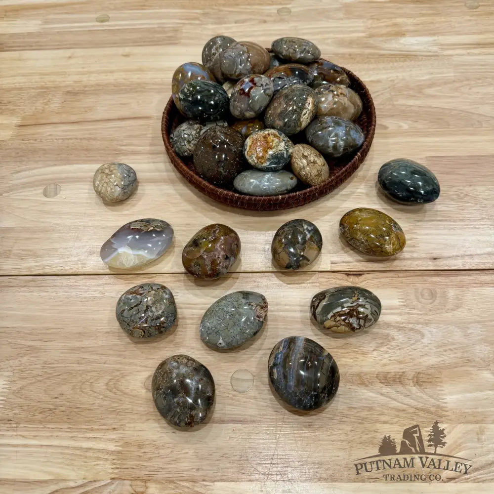 Polished Ibis Jasper Stones (1 lb) | Madagascar - Tumbled Stone