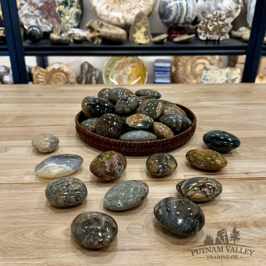 Polished Ibis Jasper Stones (1 lb) | Madagascar - Tumbled Stone
