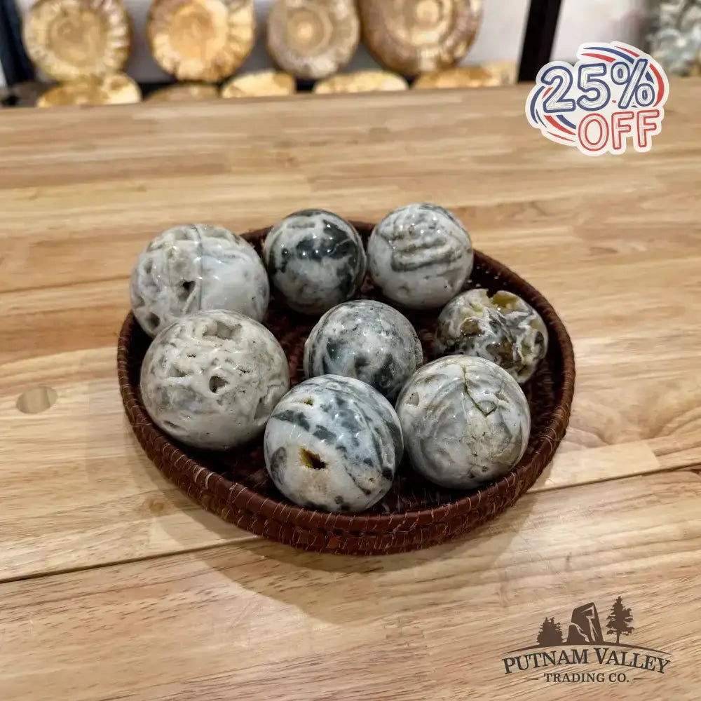 Indonesian Sphalerite Spheres - Putnam Valley Trading Co.
