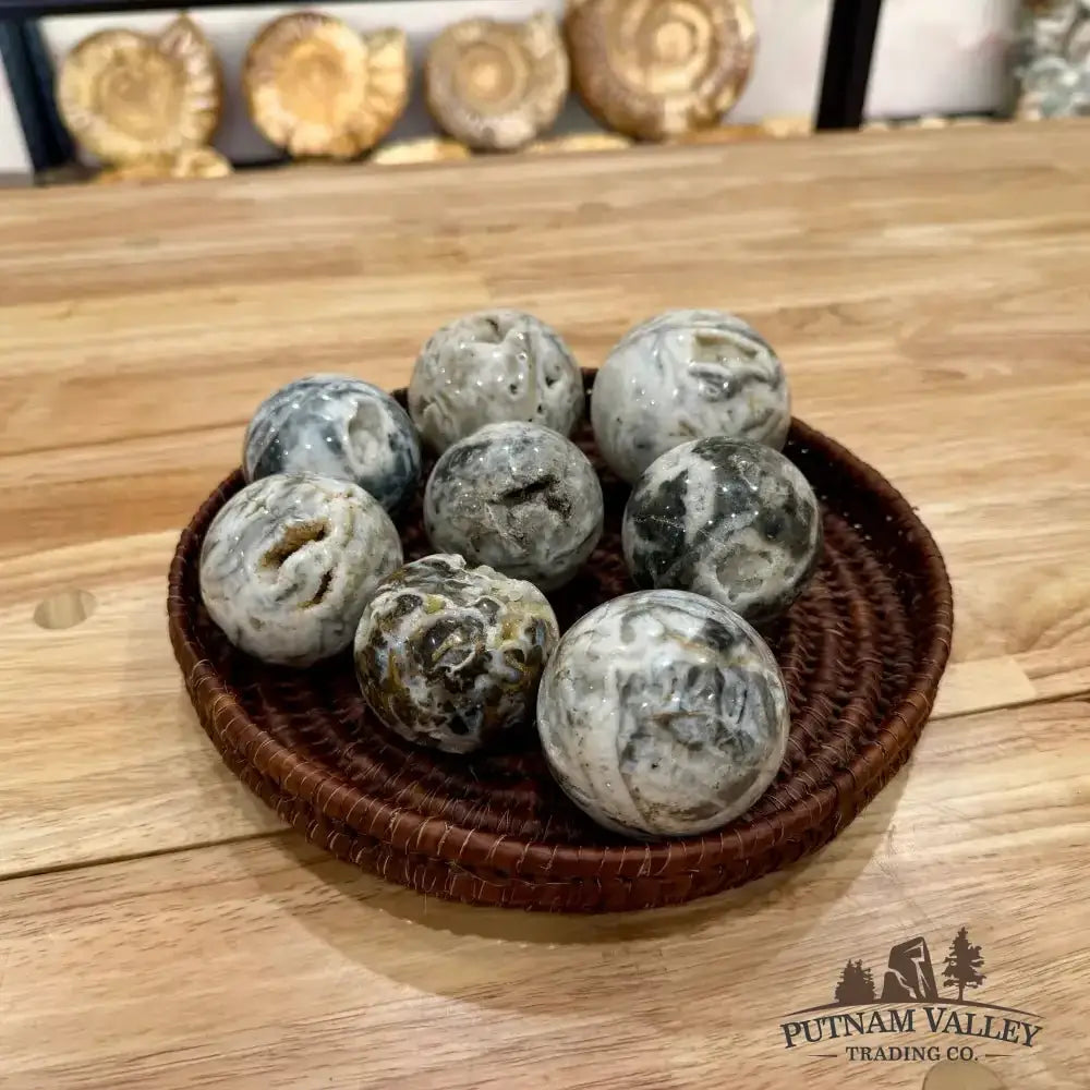 Indonesian Sphalerite Spheres - Putnam Valley Trading Co.