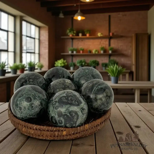 Kambaba Jasper Spheres - Putnam Valley Trading Co.