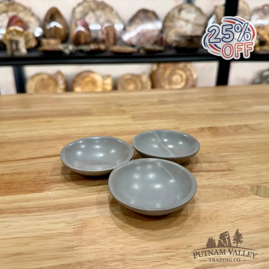 Kenyan Gray Soapstone Bowl