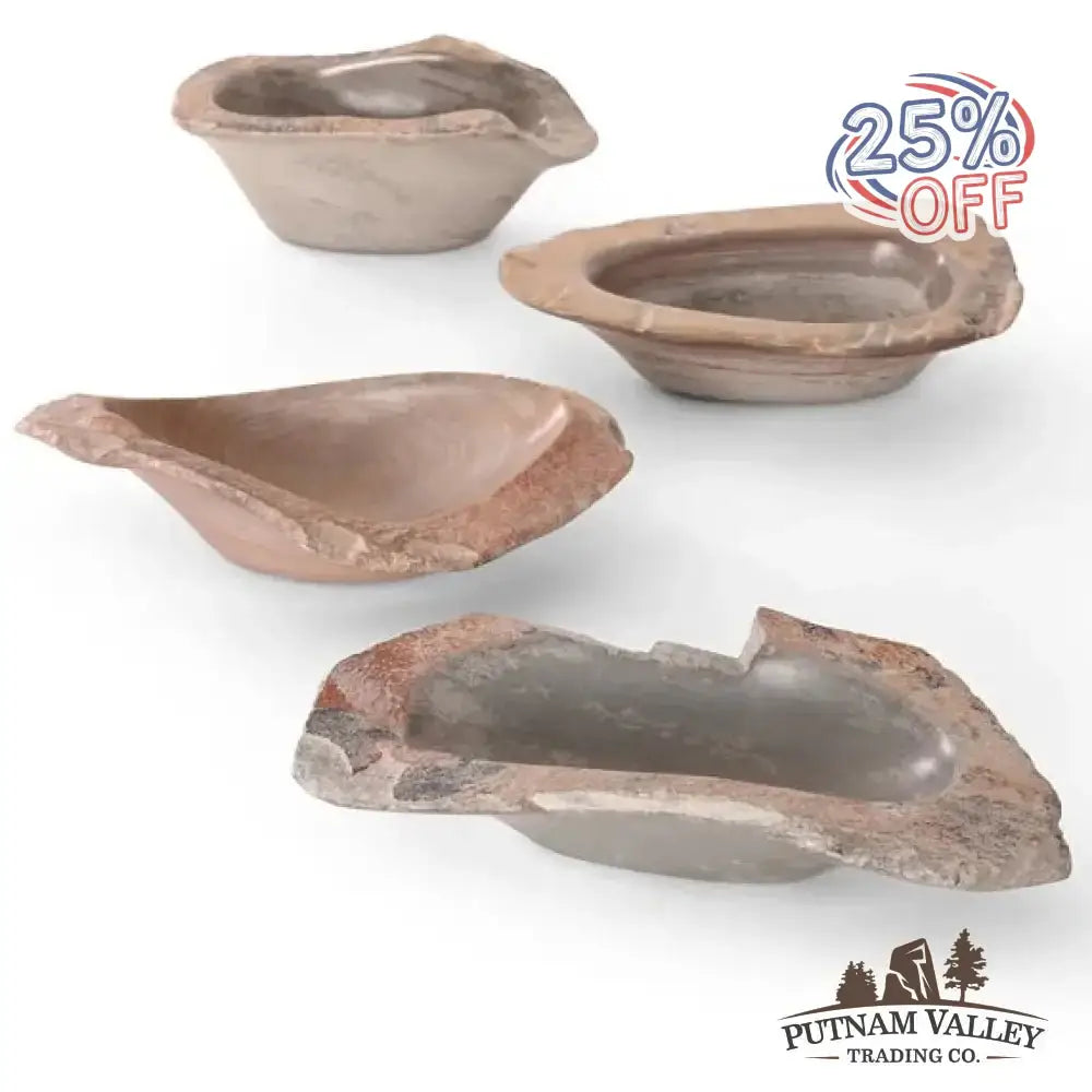 Kenyan Rustic Soapstone Oval Dish - Putnam Valley Trading Co.
