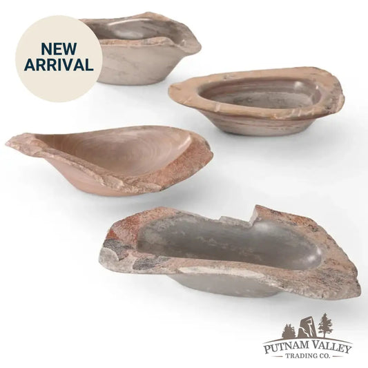 Kenyan Rustic Soapstone Oval Dish