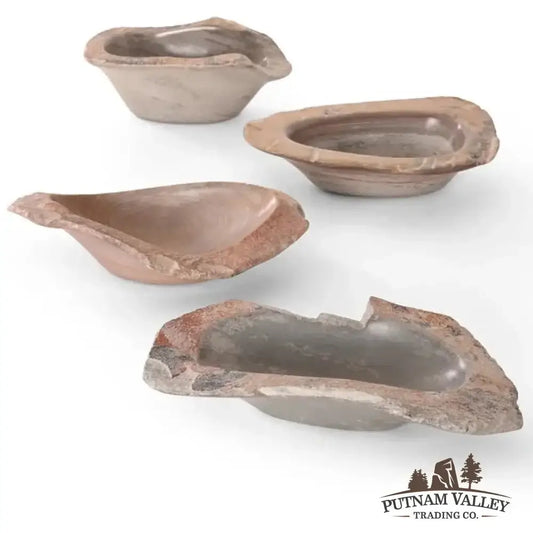 Kenyan Rustic Soapstone Oval Dish - Putnam Valley Trading Co.
