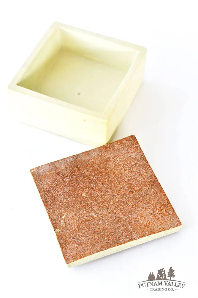 Kenyan Rustic Soapstone Square Box