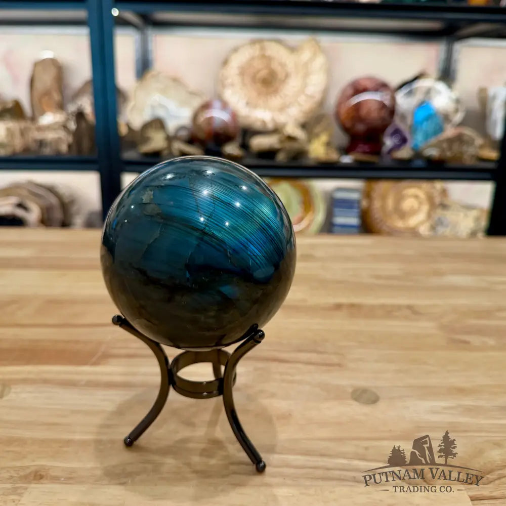 Labradorite Sphere 4.1’’ - Sphere