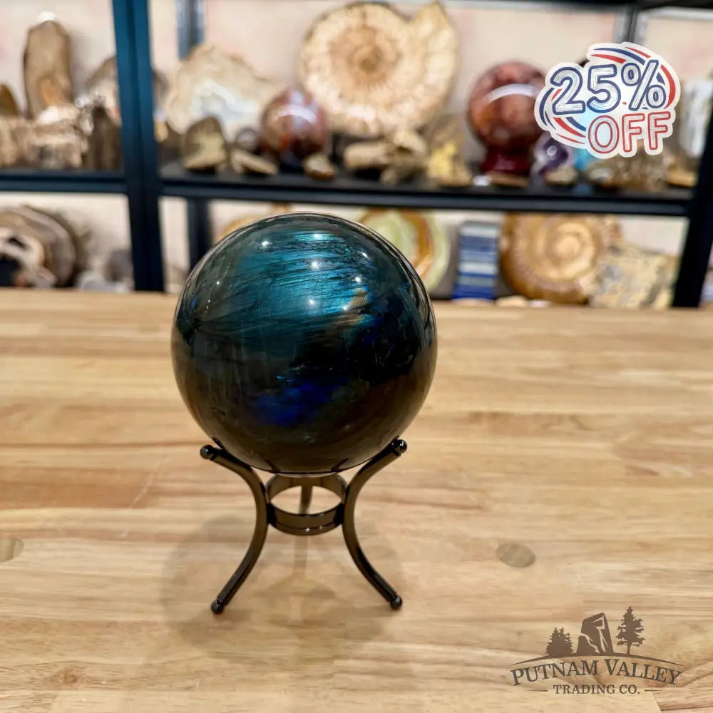 Labradorite Sphere 4.25’’ - Sphere