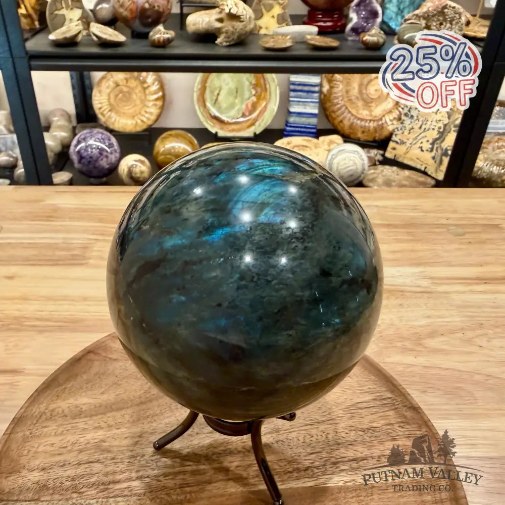 Labradorite Sphere 5.01’’ - Sphere
