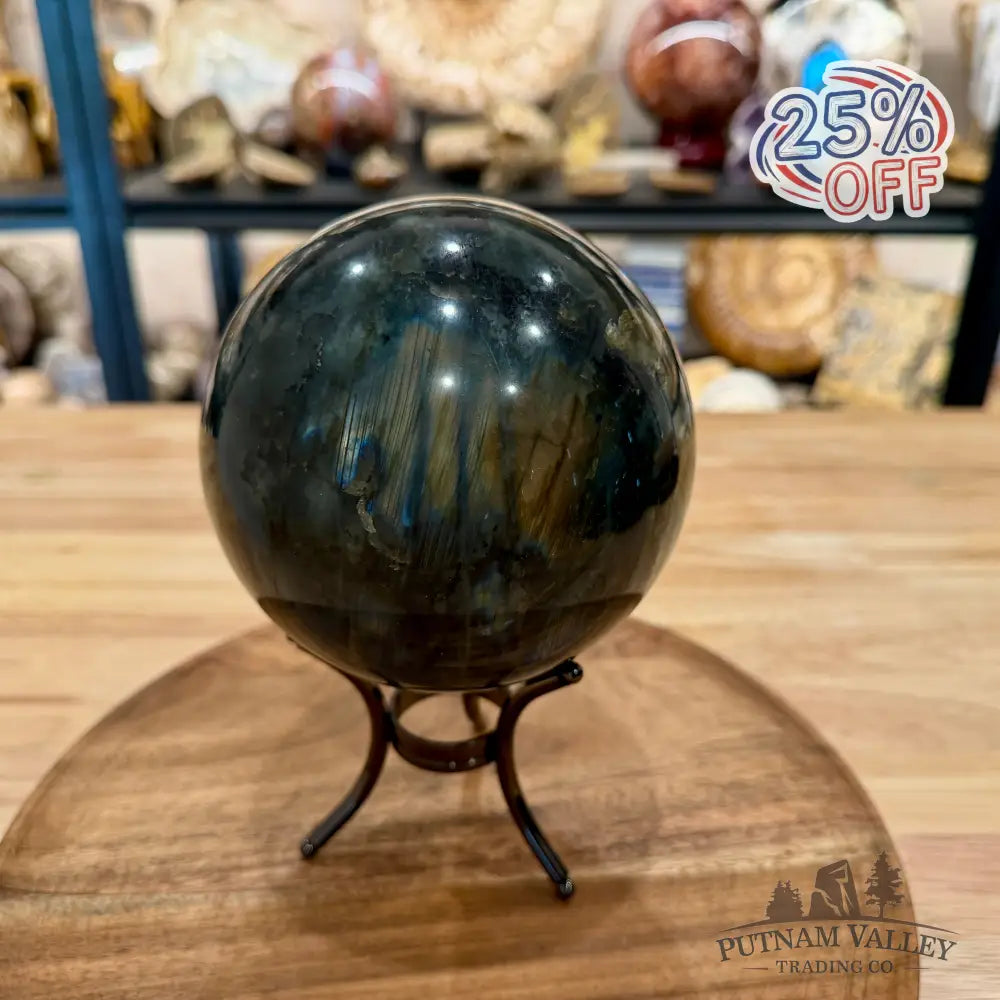 Labradorite Sphere 5.03’’ - Sphere