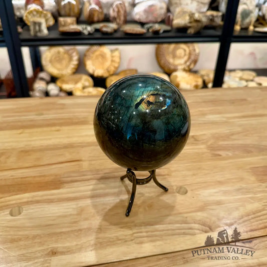 Labradorite Sphere 5.05’’ Fossil Specimen