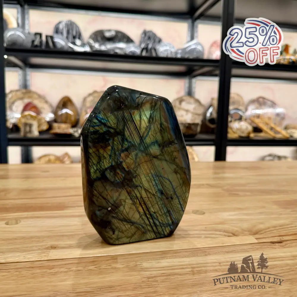 Labradorite Table Accent 6.72’’ Sculpture