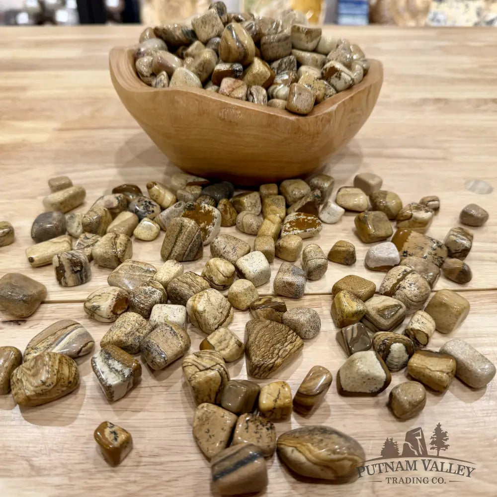 Landscape Jasper Tumbles (½ lb) | South Africa - Tumbled Stone