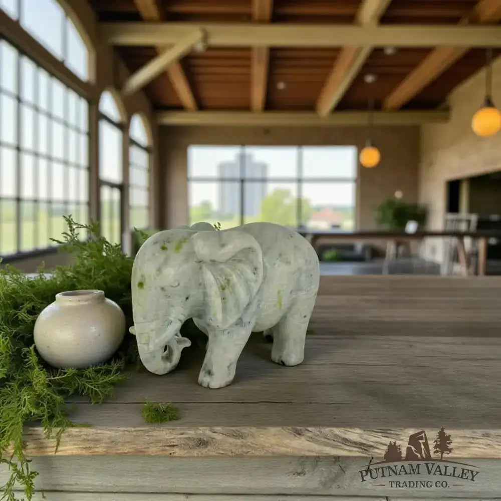 Lantian Jade Elephant - Putnam Valley Trading Co.