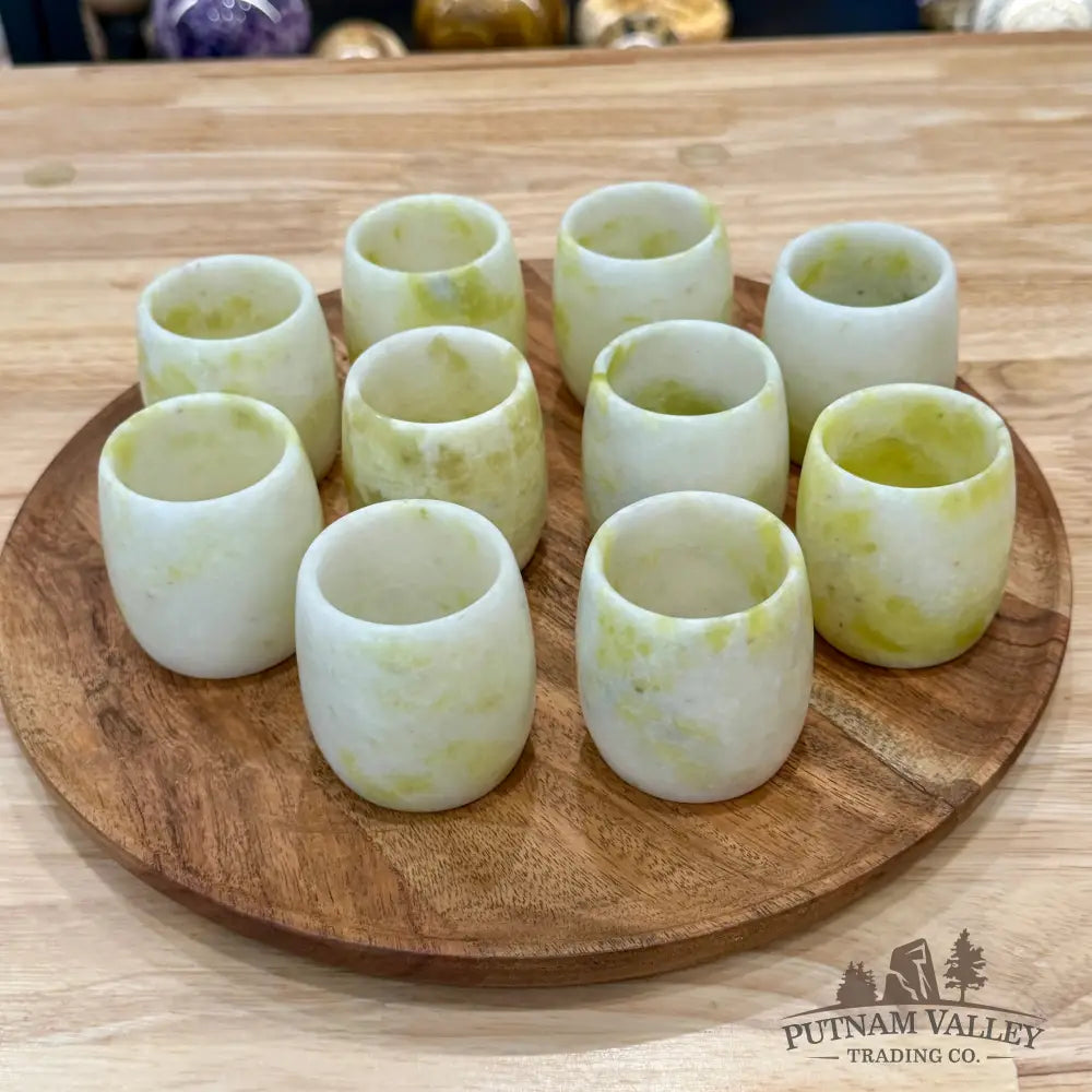 Lantian Jade Mini Stone Cup - Sculpture