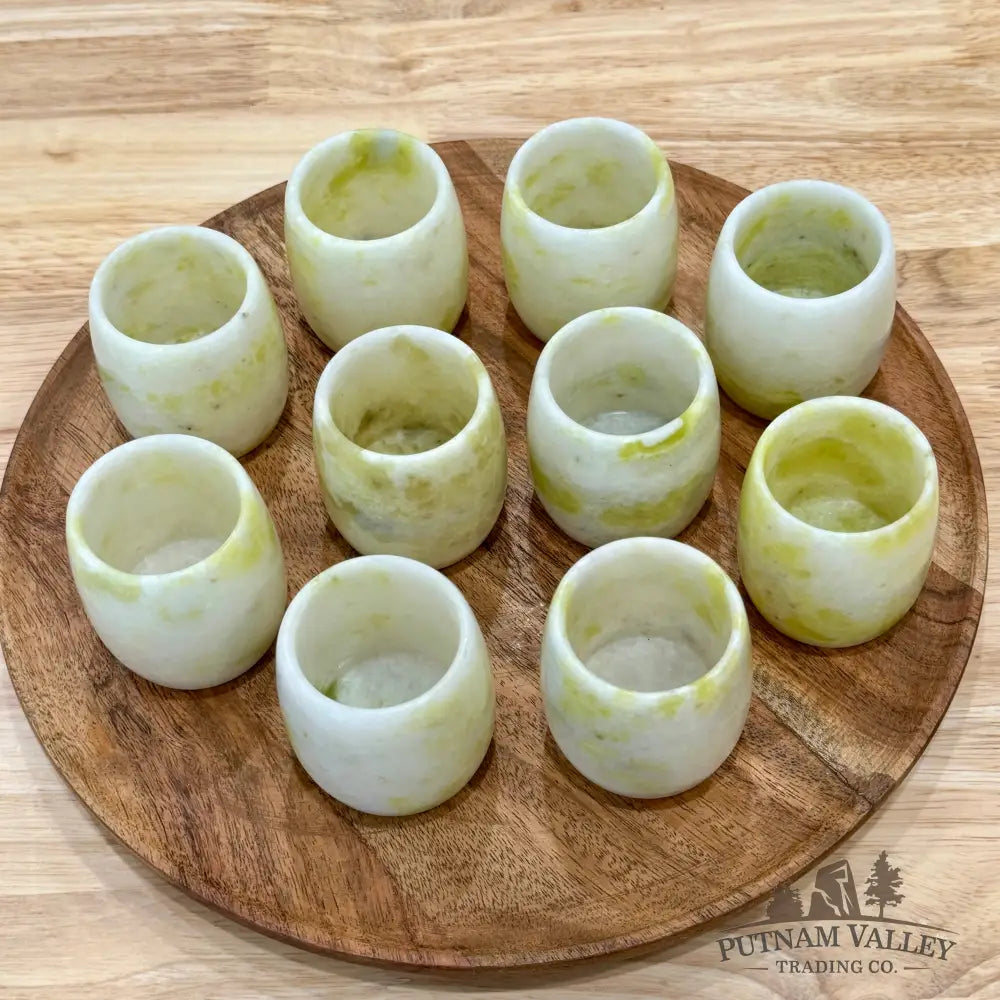Lantian Jade Mini Stone Cup - Sculpture
