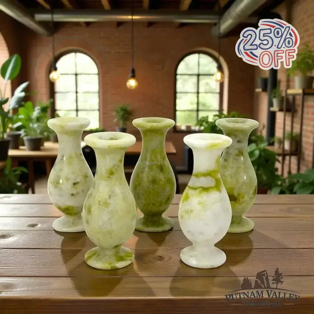 Lantian Jade Small Vases - Putnam Valley Trading Co.