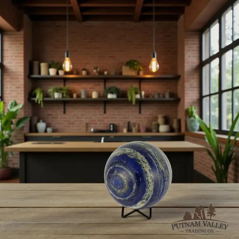 Lapis Lazuli Sphere 4.57" - Putnam Valley Trading Co.