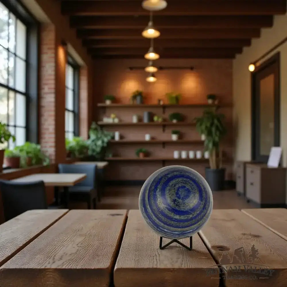 Lapis Lazuli Sphere 4.57" - Putnam Valley Trading Co.