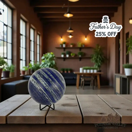 Lapis Lazuli Sphere 5.06" - Putnam Valley Trading Co.