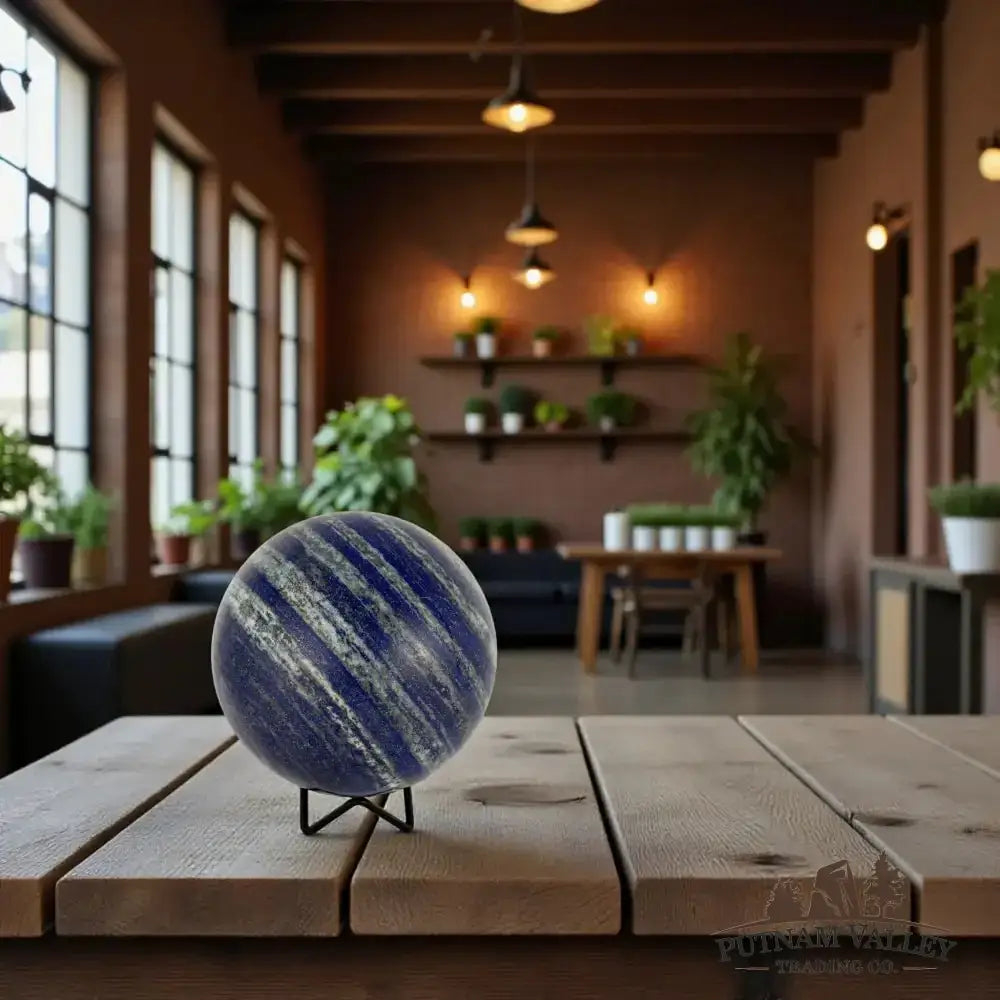 Lapis Lazuli Sphere 5.06" - Putnam Valley Trading Co.