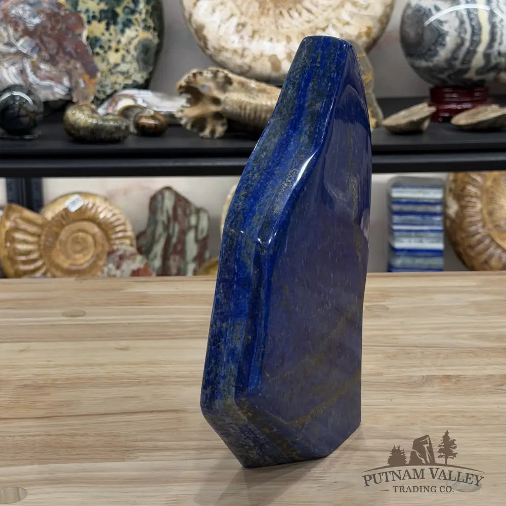 Lapis Lazuli Table Accent 9.6’’, UV Reactive Glow - Accent