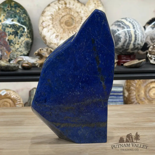 Lapis Lazuli Table Accent 9.6’’, UV Reactive Glow - Accent