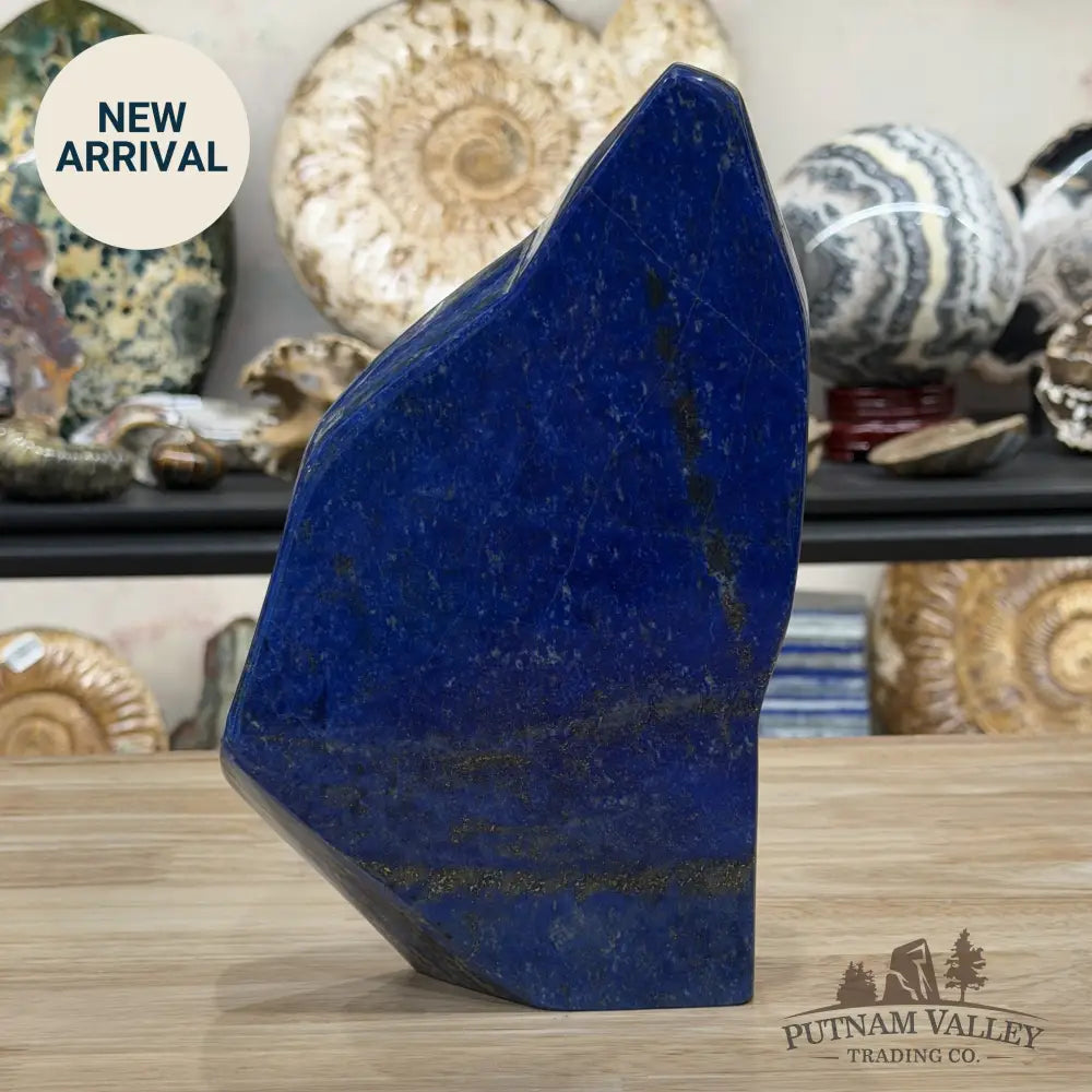 Lapis Lazuli Table Accent 9.6’’, UV Reactive Glow - Accent