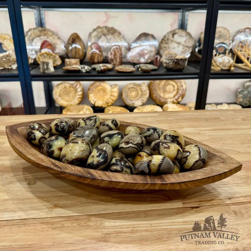 Madagascar Septarian Hand-Polished Stones Sphere