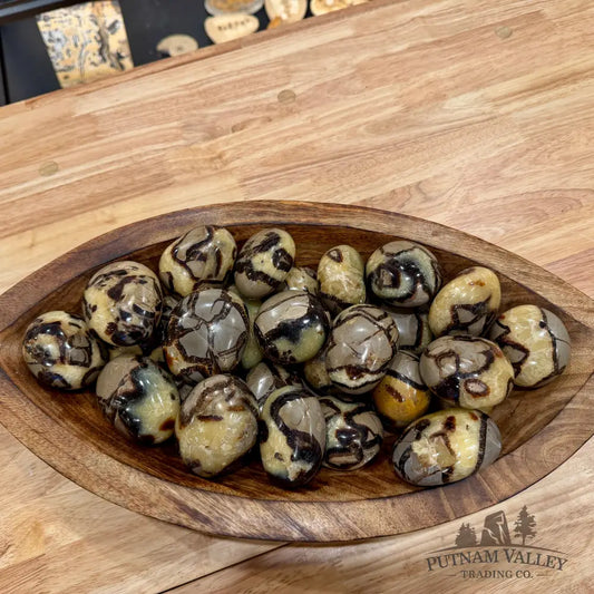 Madagascar Septarian Hand-Polished Stones Sphere