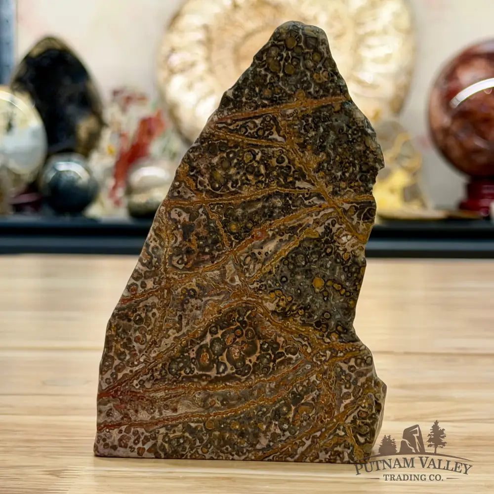 Leopard Skin Jasper Table Accent 5.5’’ - Free Standing Accent